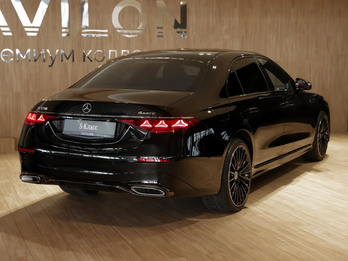 Mercedes-Benz S-Класс S 500 9G-Tronic 4Matic (435 л.с.) Черный в АВИЛОН. Слайд №6