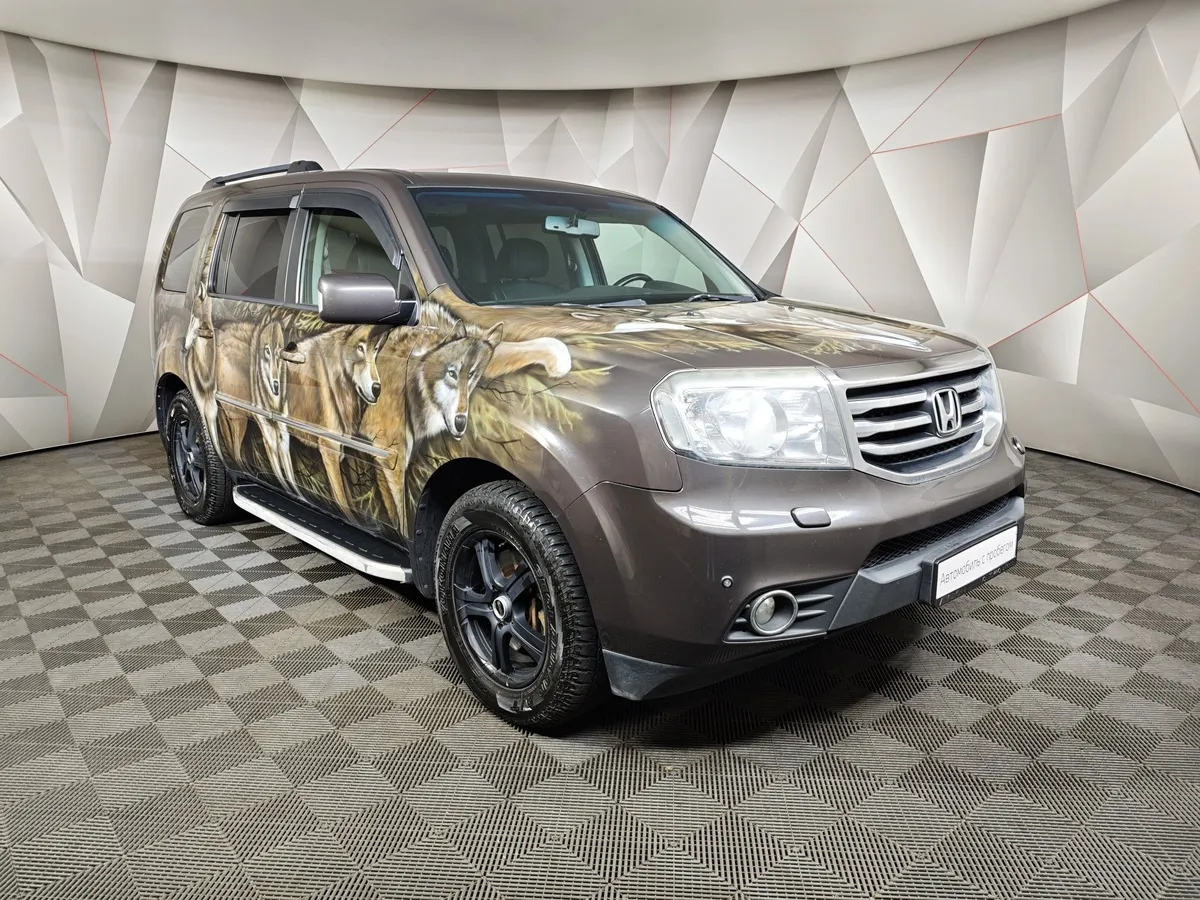 Honda Pilot 3.5 AT 4WD (249 л.с.) Коричневый в АВИЛОН. Слайд №3