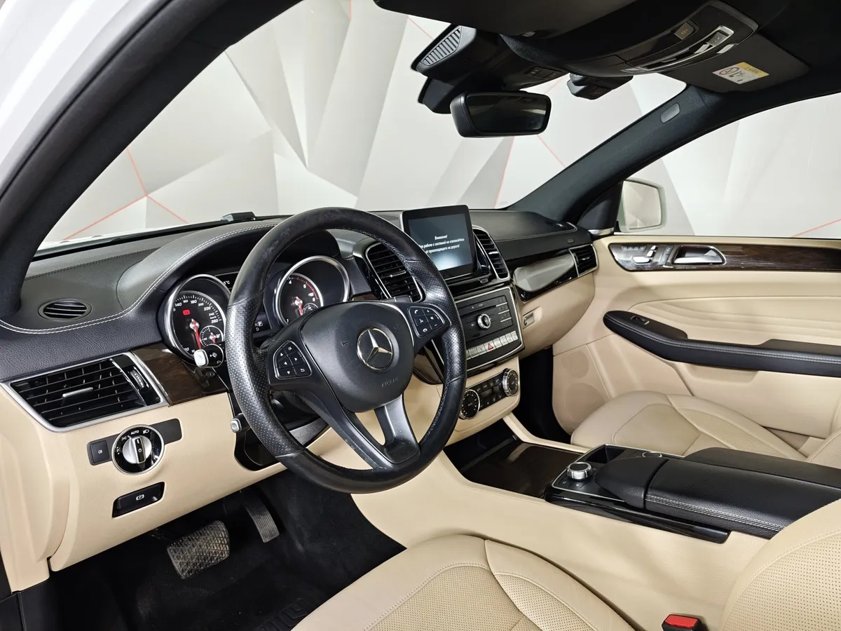 Mercedes-Benz GLE Купе 350 d 4MATIC 9G-TRONIC (249 л.с.) Особая серия Белый в АВИЛОН. Слайд №19