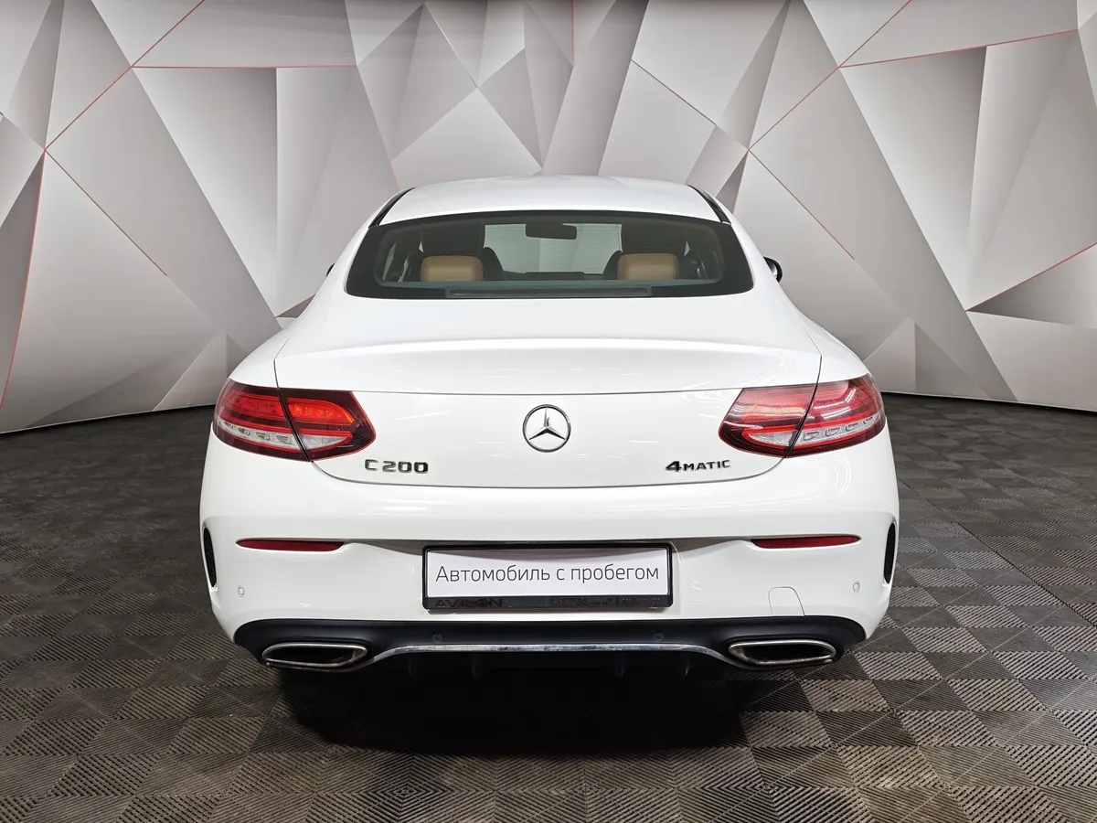 Mercedes-Benz C-Класс C 200 9G-TRONIC 4MATIC (190 л.с.) Sport Белый в АВИЛОН. Слайд №8