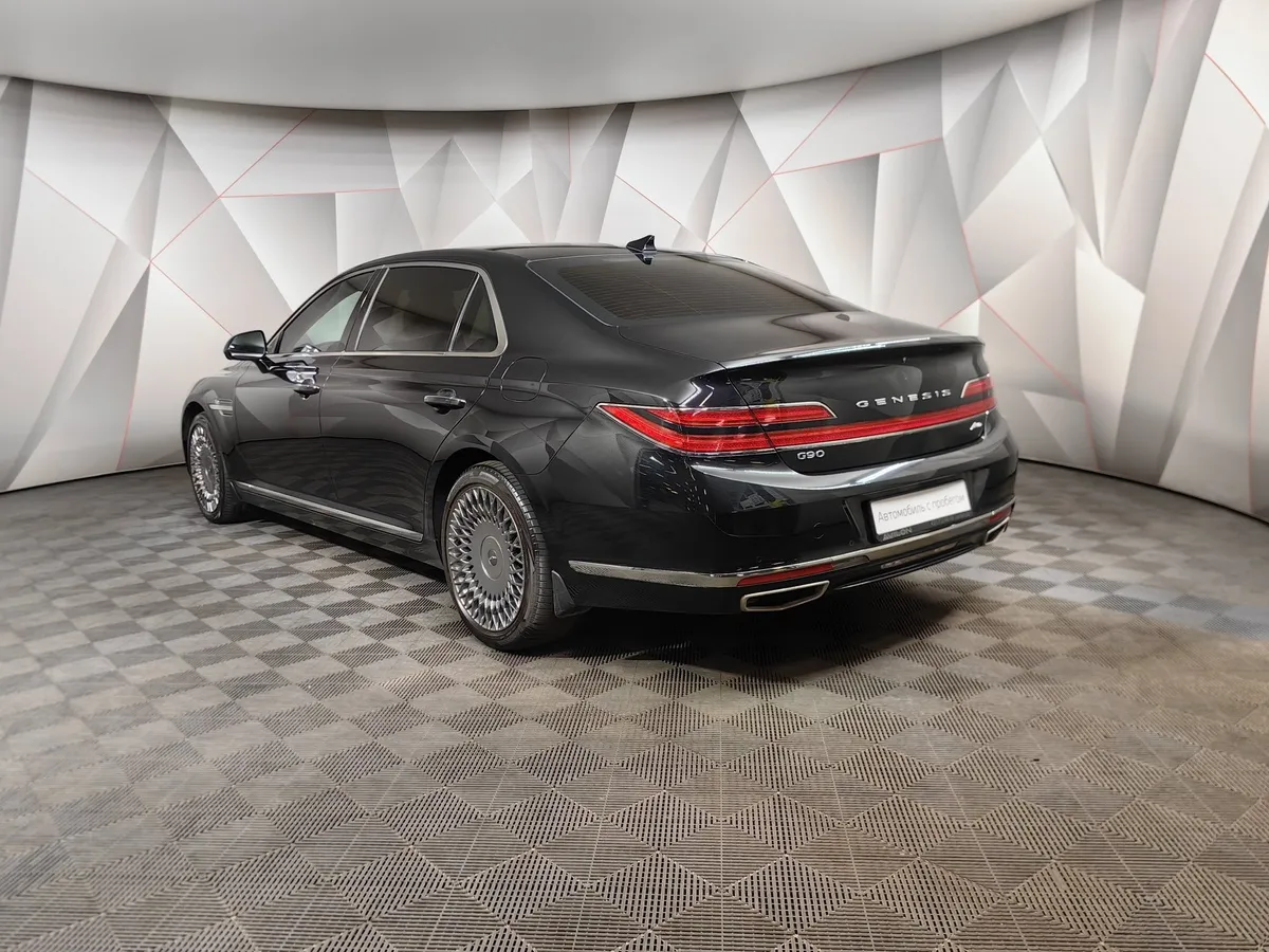 Genesis G90 3.8 GDI AT AWD (309 л.с.) Elite Черный в АВИЛОН. Слайд №4