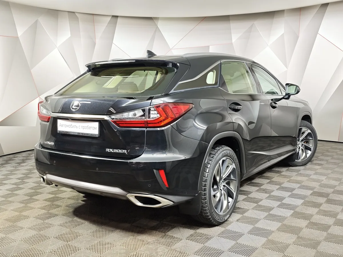 Lexus RX 200t AT AWD (238 л.с.) Luxury Черный в АВИЛОН. Слайд №2
