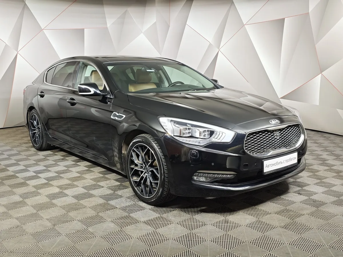 Kia Quoris 3.8 AT (334 л.с.) Premium Черный в АВИЛОН. Слайд №3