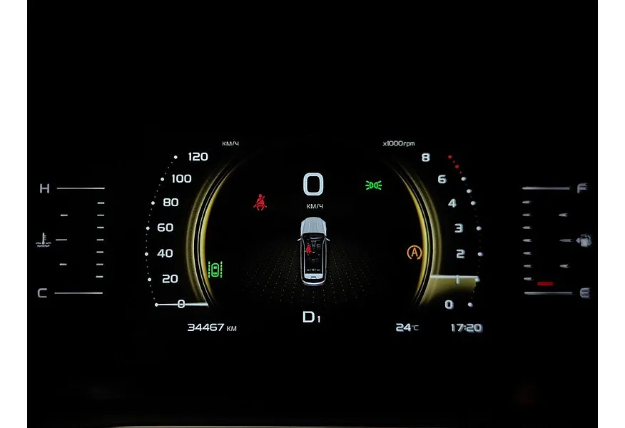 Geely Atlas Pro 1.5T 7DCT AWD (177 л.с.) Flagship Белый в АВИЛОН. Слайд №16