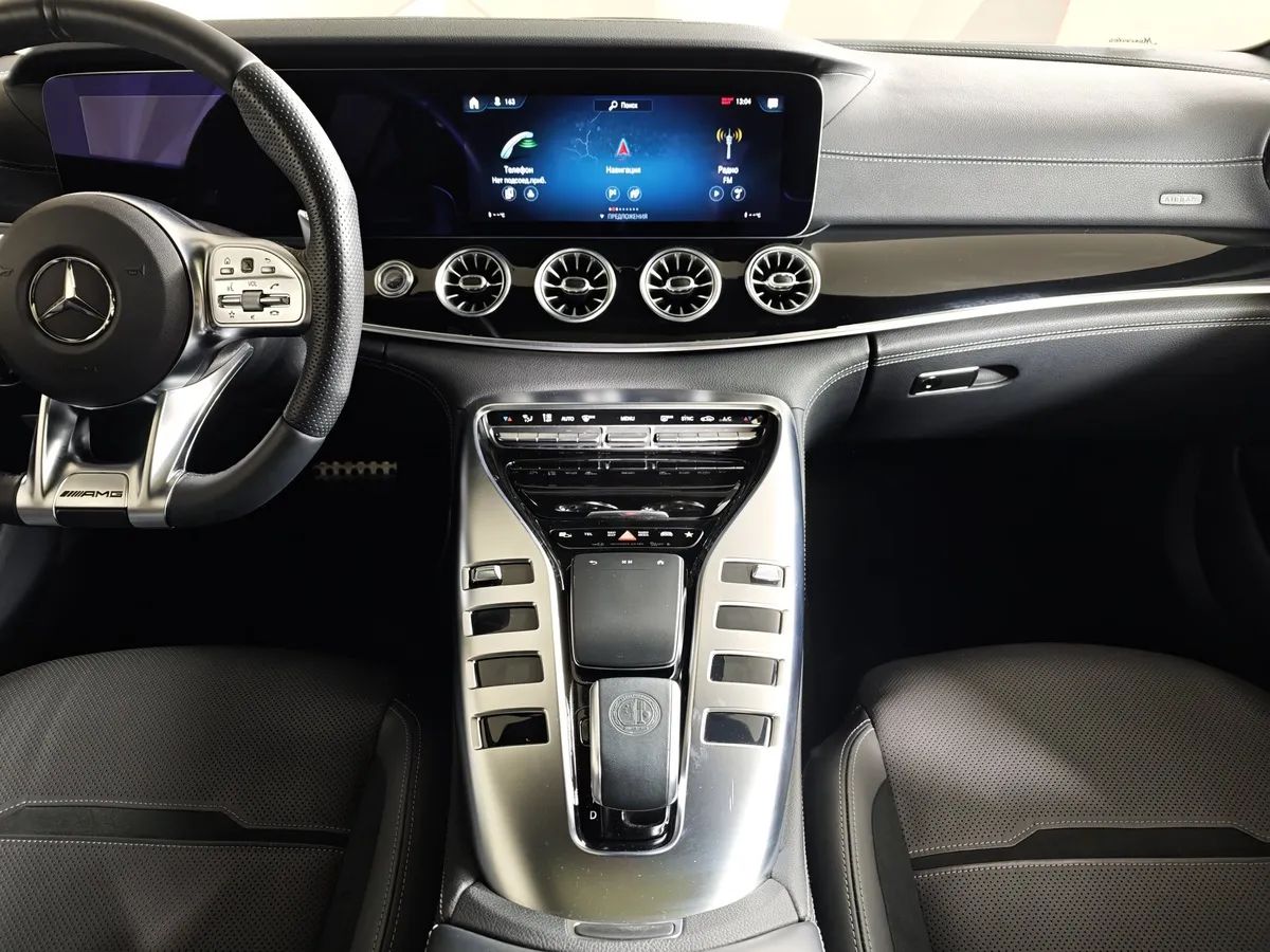 Mercedes-Benz AMG GT 43 4MATIC SPEEDSHIFT TCT 9G (367 л.с.) Серый в АВИЛОН. Слайд №15