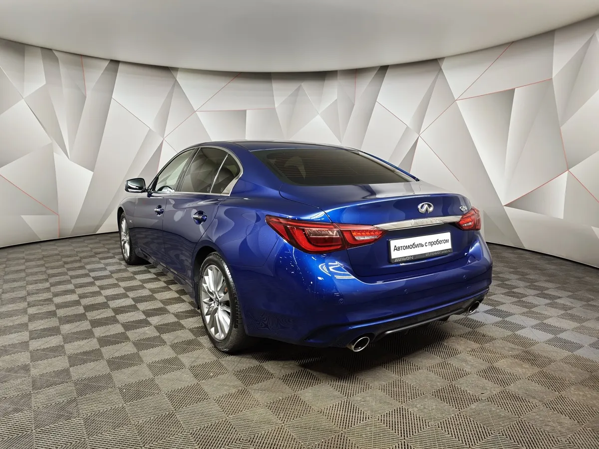 Infiniti Q50 2.0 T AT (211 л.с.) Синий в АВИЛОН. Слайд №4
