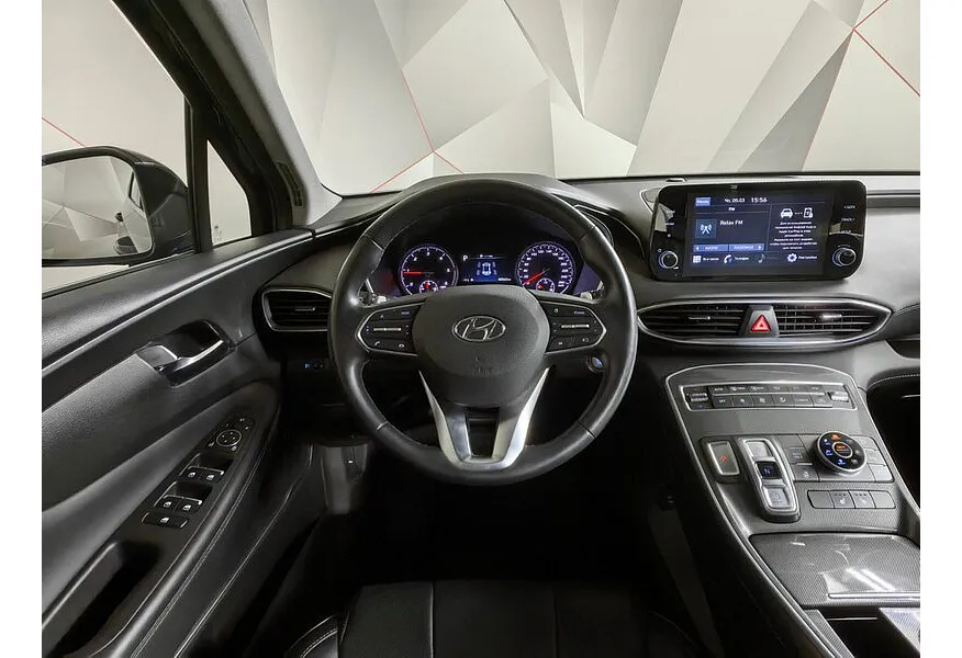Hyundai Santa Fe 2.2 CRDi AWD 8AT (200 л.с.) Lifestyle Черный в АВИЛОН. Слайд №19