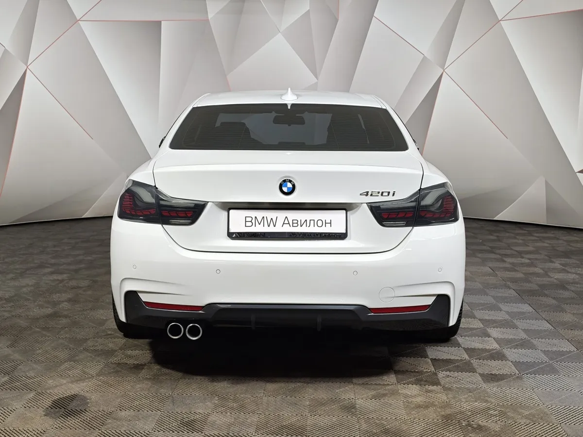 BMW 4 серия 420i AT (184 л.с.) Белый в АВИЛОН. Слайд №4