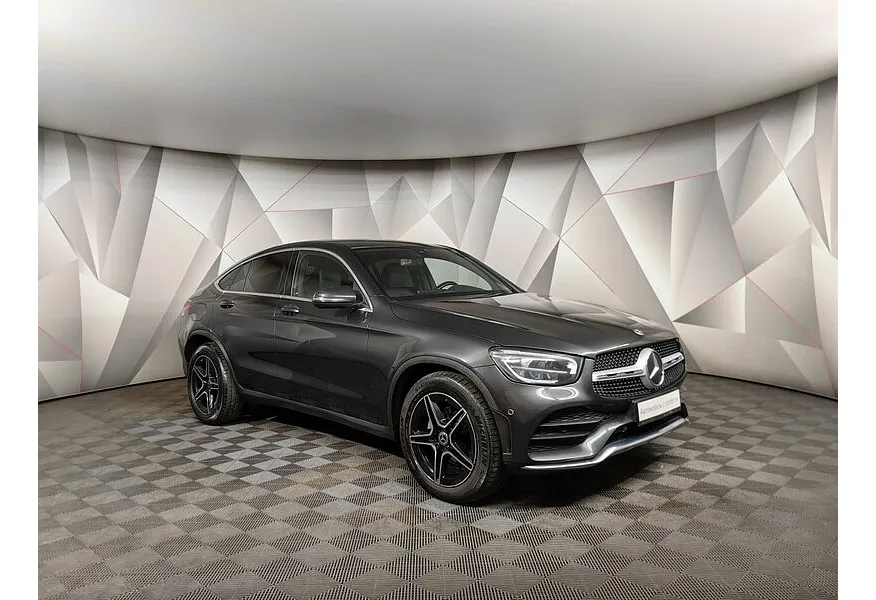 Mercedes-Benz GLC Купе 220 d 9G-TRONIC 4MATIC (194 л.с.) Premium Серый в АВИЛОН. Слайд №3