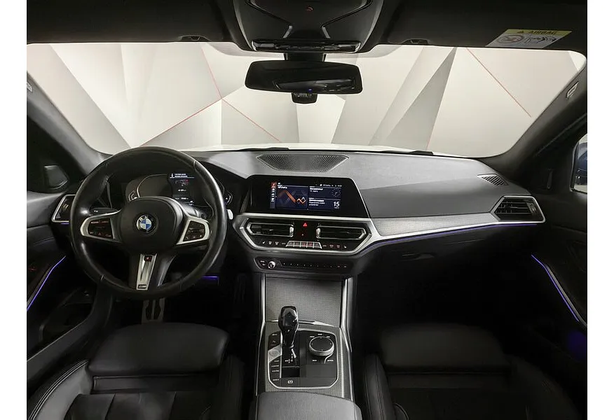 BMW 3 серия 320i xDrive (184 л.с.) M Sport Pro Белый в АВИЛОН. Слайд №11