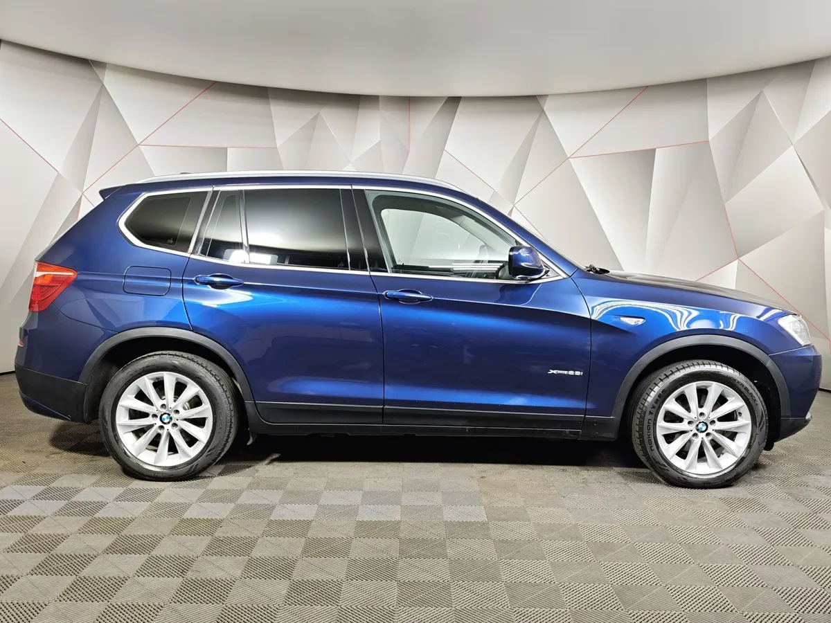 BMW X3 xDrive28i AT (245 л.с.) Синий в АВИЛОН. Слайд №6