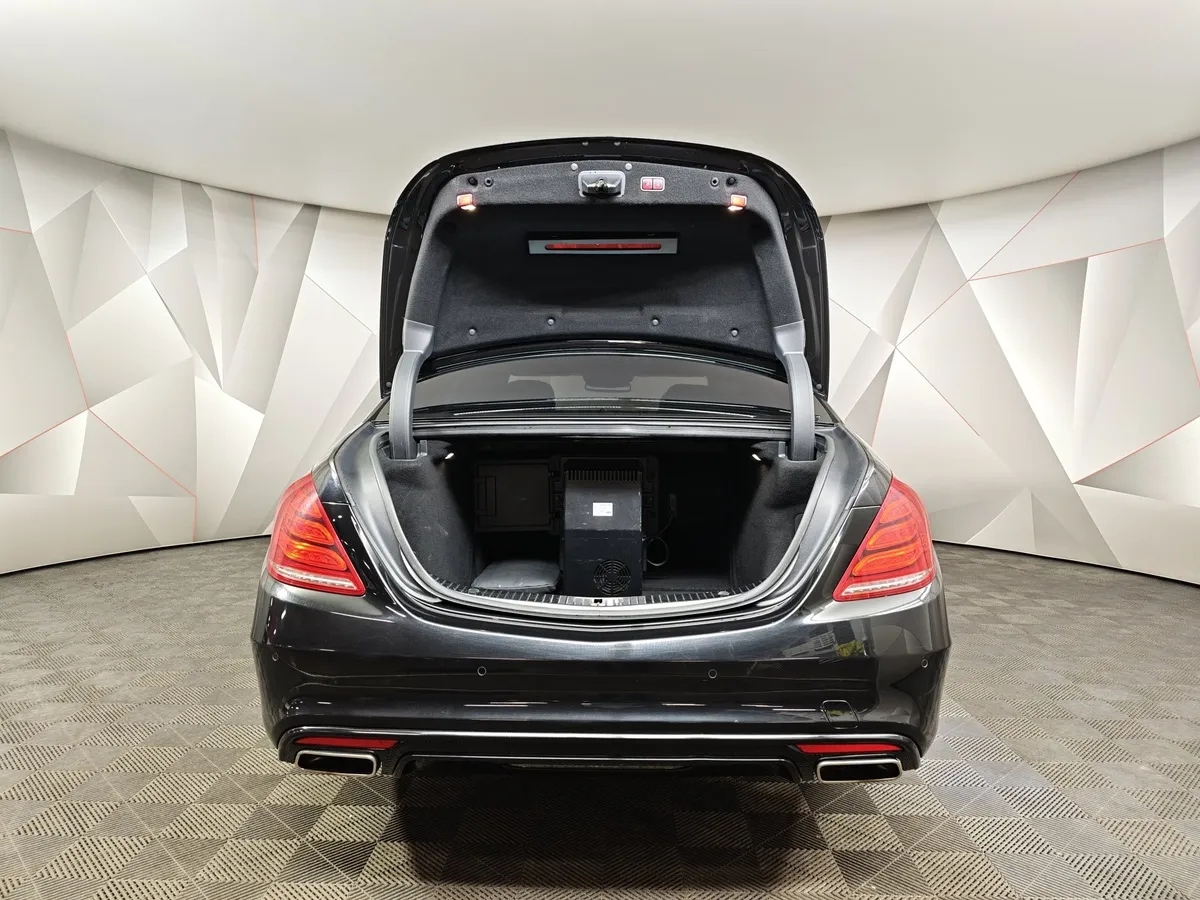 Mercedes-Benz S-Класс S 500 7G-Tronic Plus 4Matic длинная база (455 л.с.) Черный в АВИЛОН. Слайд №11