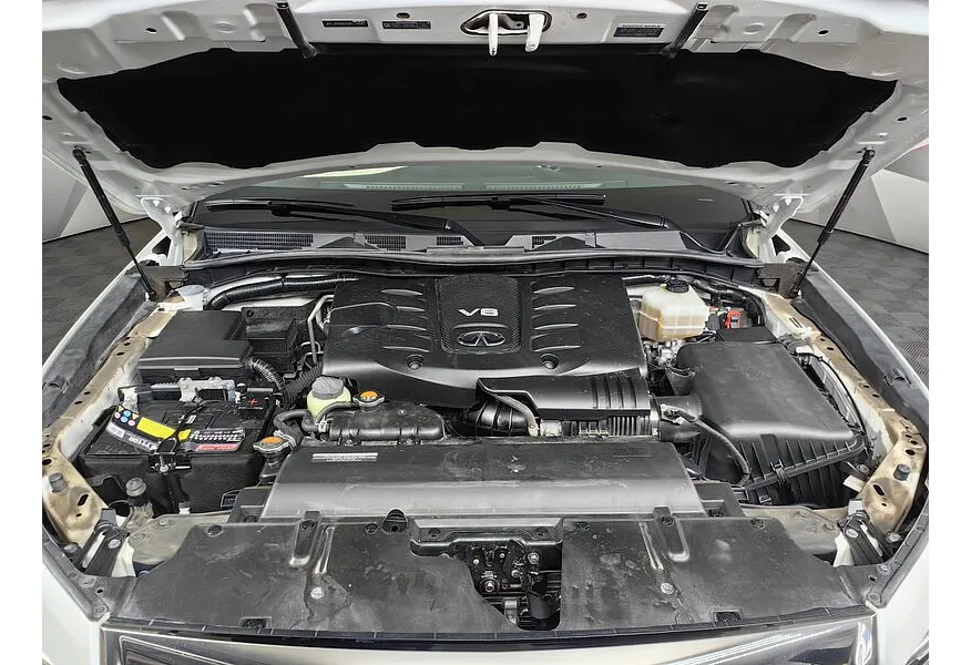 Infiniti QX80 5.6 АТ AWD (405 л.с.) Белый в АВИЛОН. Слайд №11