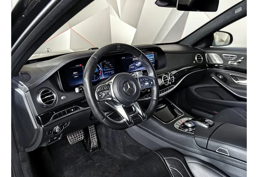 Mercedes-Benz S-Класс S 350 d 9G-Tronic 4Matic длинная база (249 л.с.) Черный в АВИЛОН. Слайд №19
