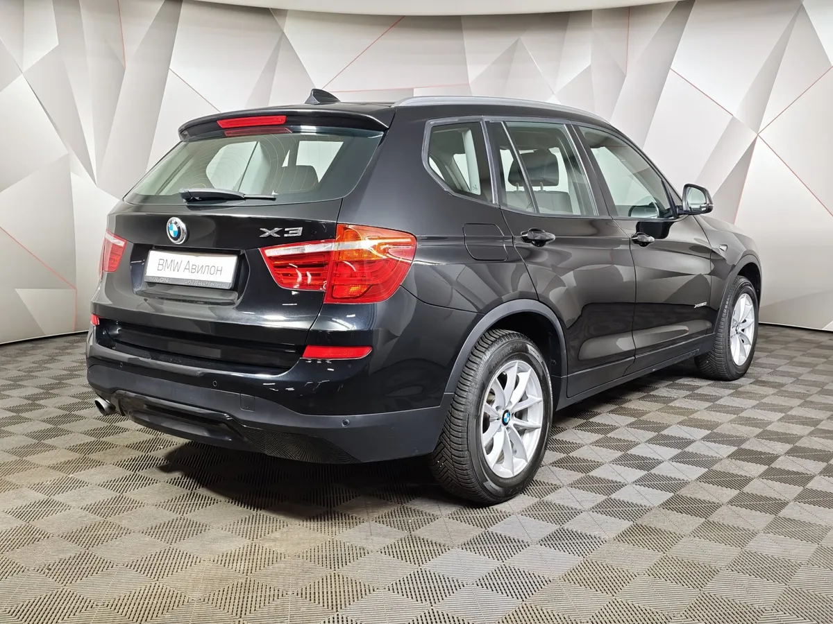 BMW X3 xDrive20i AT (184 л.с.) Базовая. Локальная сборка Черный в АВИЛОН. Слайд №2