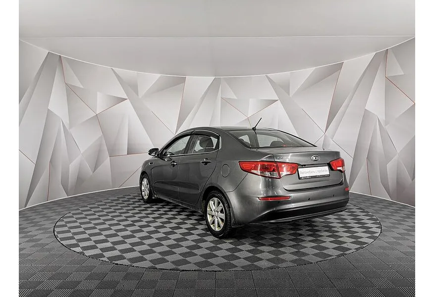 Kia Rio 1.6 AT (123 л.с.) Серый в АВИЛОН. Слайд №4