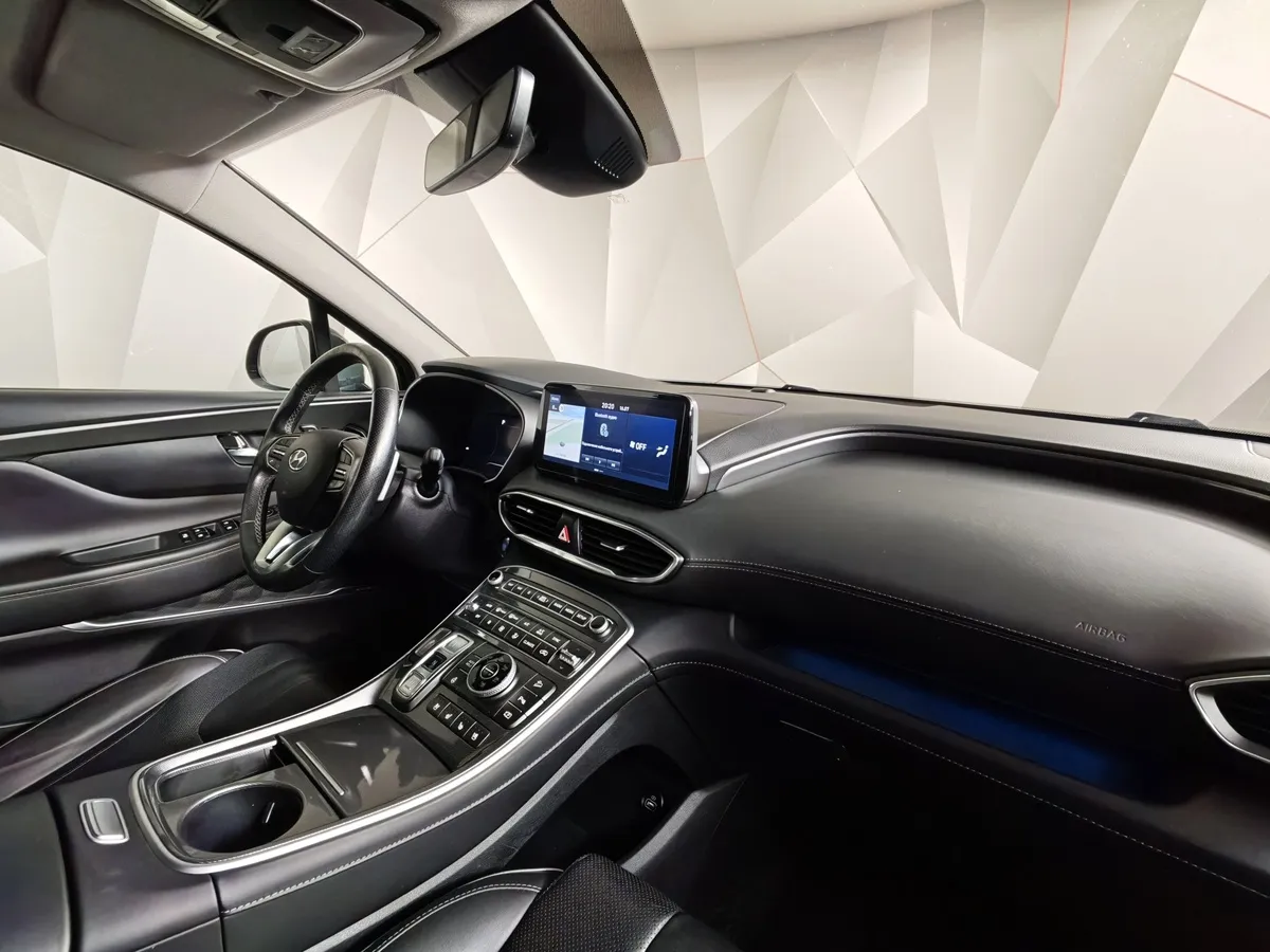 Hyundai Santa Fe 3.5 AWD 8AT (249 л.с.) High-Tech Exclusive (7 мест) Синий в АВИЛОН. Слайд №12