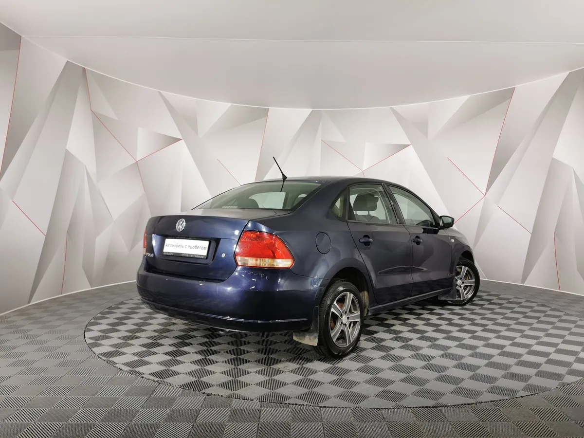 Volkswagen Polo 1.6 MPI AT (110 л.с.) Highline Синий в АВИЛОН. Слайд №2