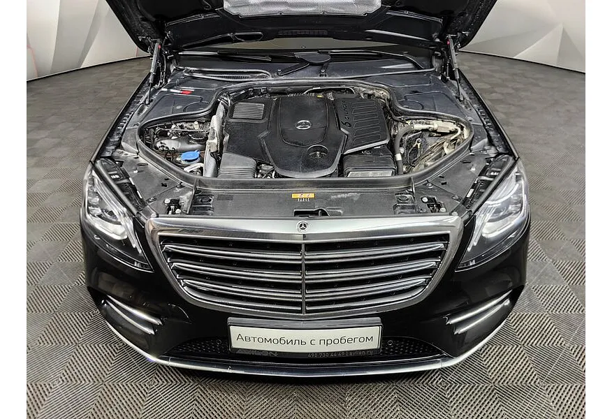 Mercedes-Benz S-Класс S 350 d 9G-Tronic 4Matic длинная база (249 л.с.) Черный в АВИЛОН. Слайд №11