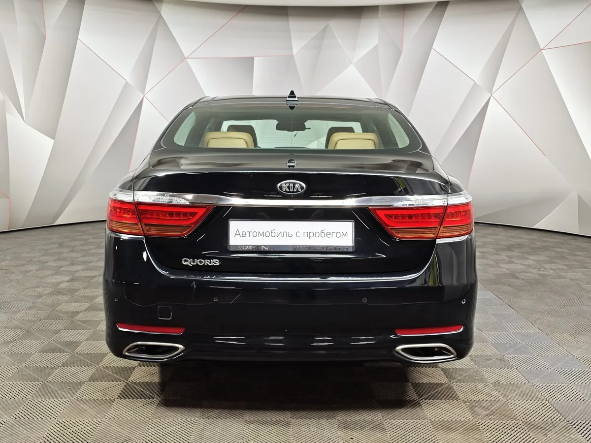 Kia Quoris 3.8 AT (334 л.с.) Premium Черный в АВИЛОН. Слайд №8