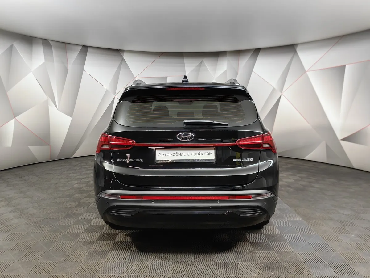 Hyundai Santa Fe 2.2 CRDi AWD 8AT (200 л.с.) Lifestyle Черный в АВИЛОН. Слайд №8