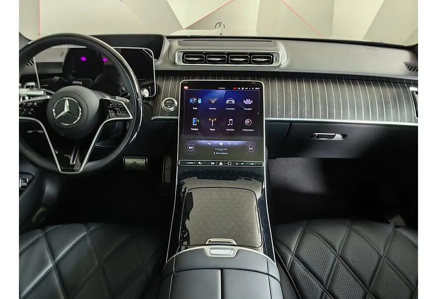 Mercedes-Benz S-Класс Maybach S 580 9G-Tronic 4Matic (503 л.с.) Night Series Черный в АВИЛОН. Слайд №15