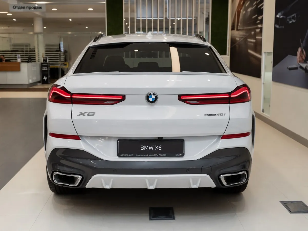 BMW X6 xDrive40i (340 л.с.) Белый в АВИЛОН. Слайд №5