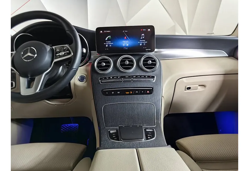 Mercedes-Benz GLC 300 9G-TRONIC 4MATIC (245 л.с.) Sport Черный в АВИЛОН. Слайд №15