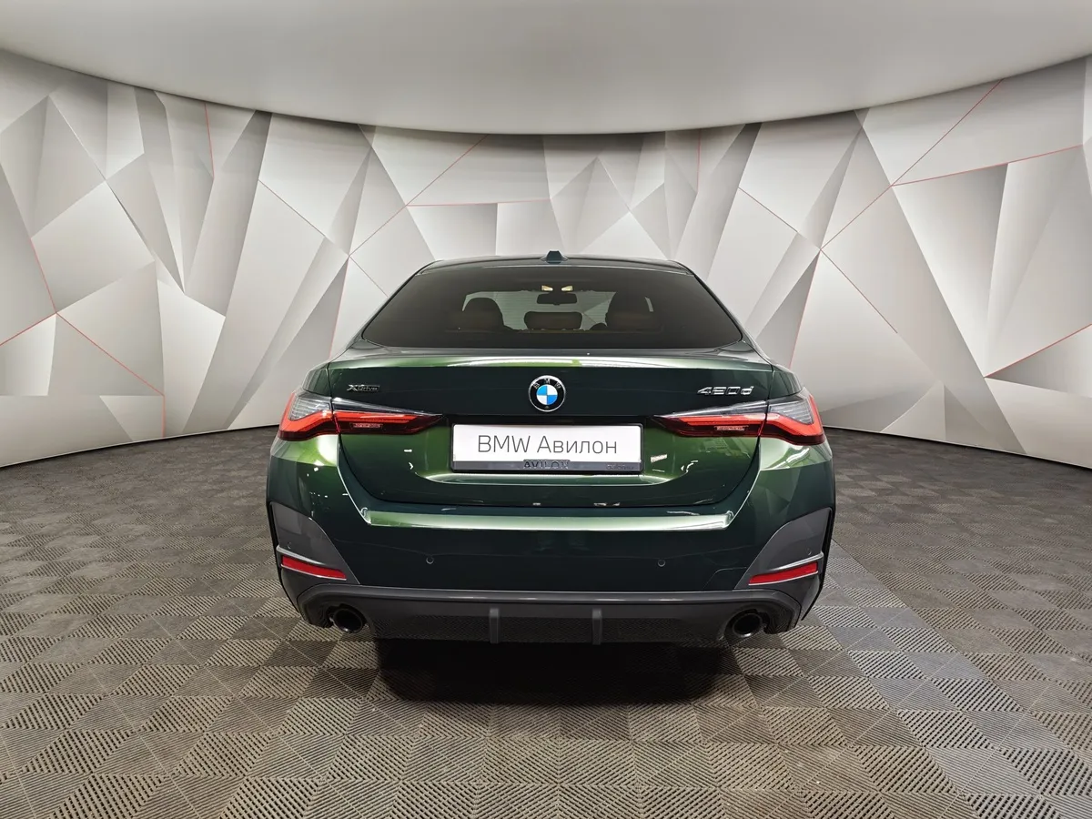 BMW 4 серия 420d xDrive AT (190 л.с.) M Sport Pro Зеленый в АВИЛОН. Слайд №4