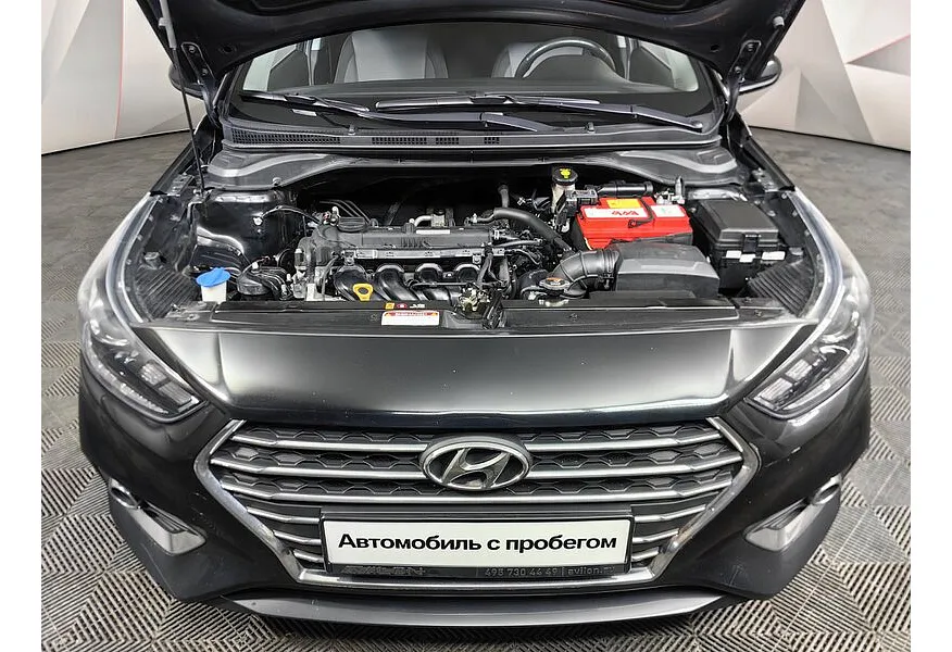 Hyundai Solaris 1.6 AT (123 л.с.) Elegance Черный в АВИЛОН. Слайд №11