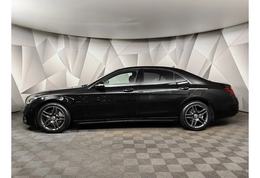 Mercedes-Benz S-Класс S 350 d 9G-Tronic 4Matic длинная база (249 л.с.) Черный в АВИЛОН. Слайд №5