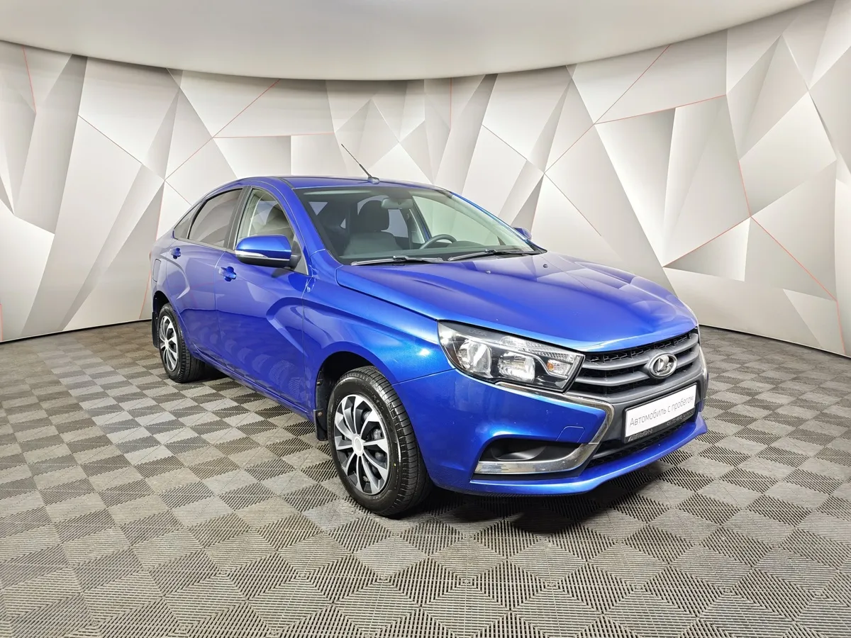 ВАЗ (Lada) Vesta 1.6 CVT (113 л.с.) Luxe Multimedia Синий в АВИЛОН. Слайд №3