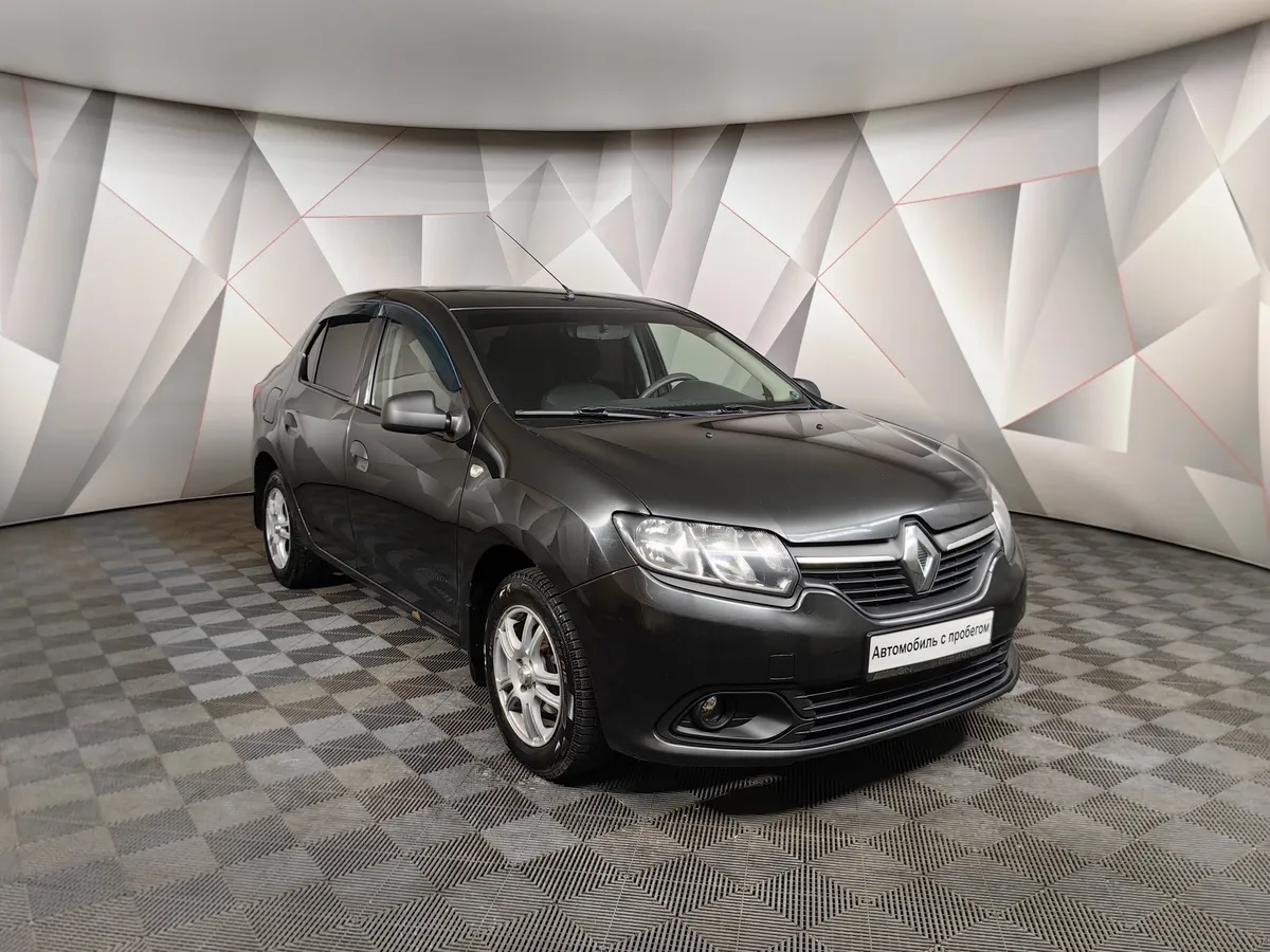 Renault Logan 1.6 MT (82 л.с.) Черный в АВИЛОН. Слайд №3