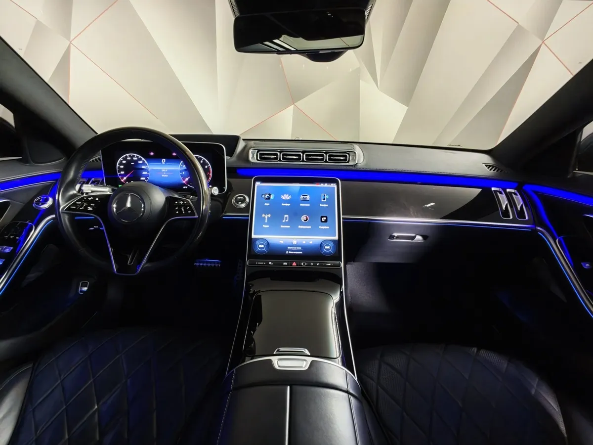 Mercedes-Benz S-Класс S 580 9G-Tronic 4Matic (503 л.с.) Черный в АВИЛОН. Слайд №13