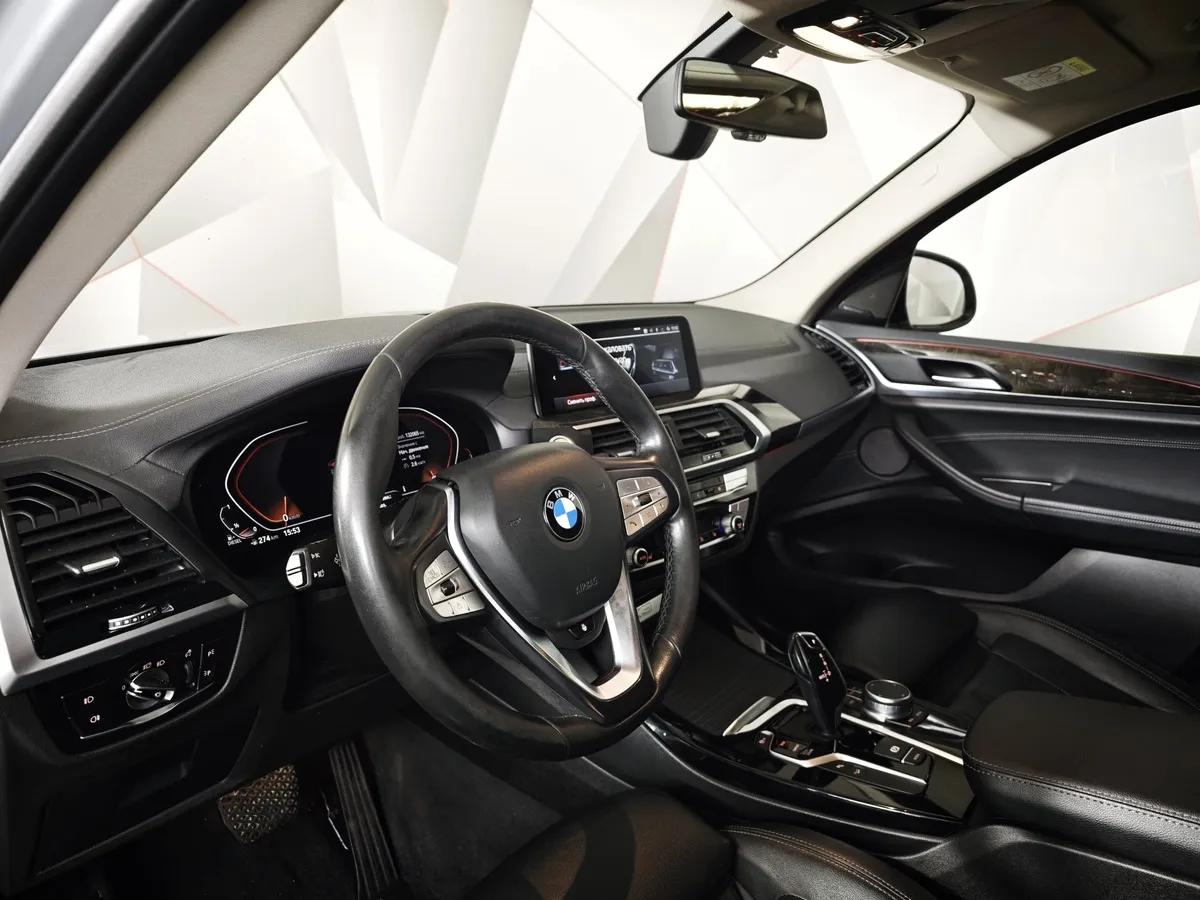 BMW X3 xDrive30d AT (249 л.с.) Luxury Серебристый в АВИЛОН. Слайд №12