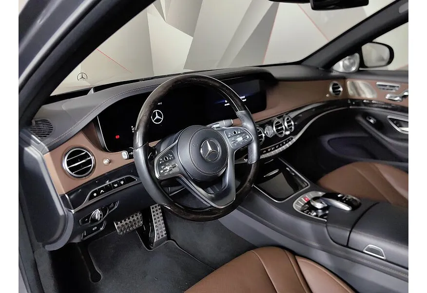 Mercedes-Benz S-Класс S 350 d 9G-Tronic 4Matic длинная база (249 л.с.) Серый в АВИЛОН. Слайд №19
