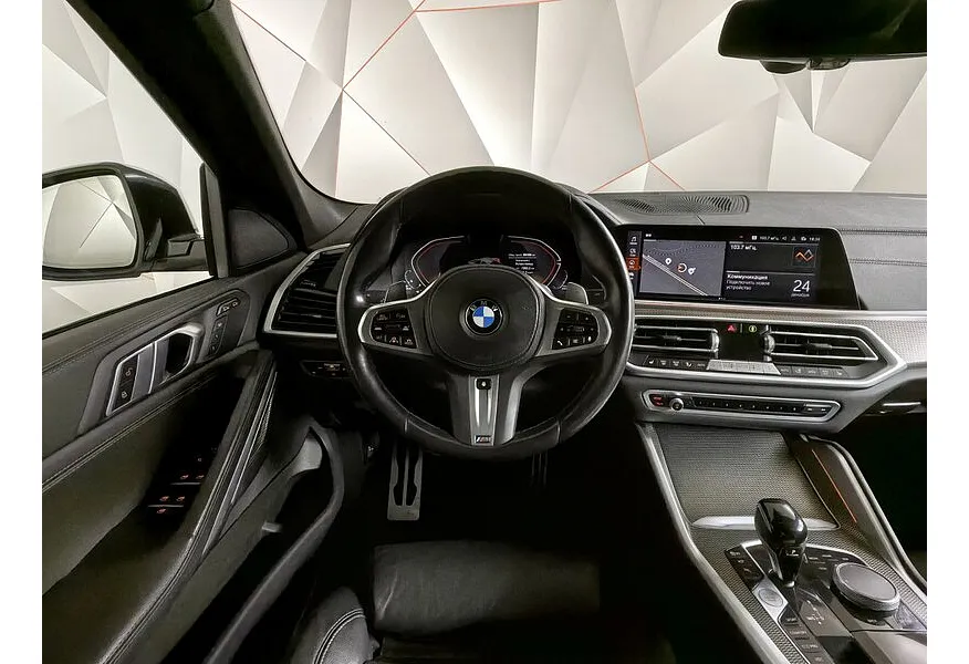 BMW X6 xDrive40d (340 л.с.) M Sport Pro Белый в АВИЛОН. Слайд №14