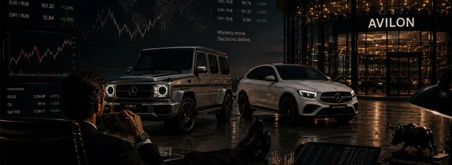 Курс растет. Переводим рубли в Mercedes-Benz. Фиксируем цены до конца недели. От 7,1 млн ₽