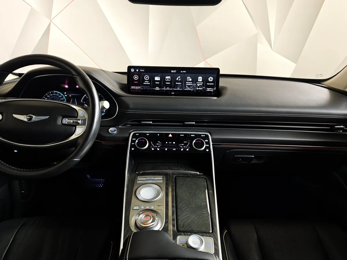 Genesis GV80 3.0D VGT 8AT 4WD (249 л.с.) Luxury + Advanced Smart Sense Черный в АВИЛОН. Слайд №15