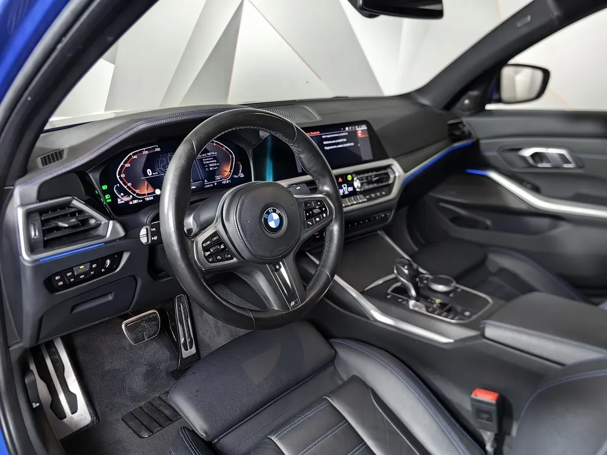 BMW 3 серия 320d Steptronic xDrive (190 л.с.) Синий в АВИЛОН. Слайд №11