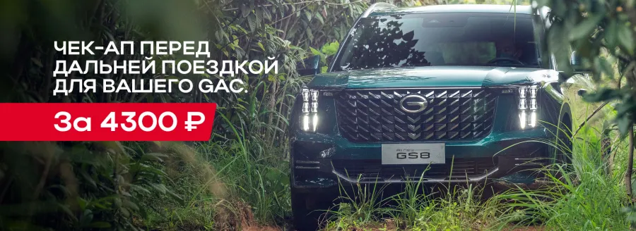 Чек-ап для вашего GAC за 4 300 ₽ в АВИЛОН Волгоградский