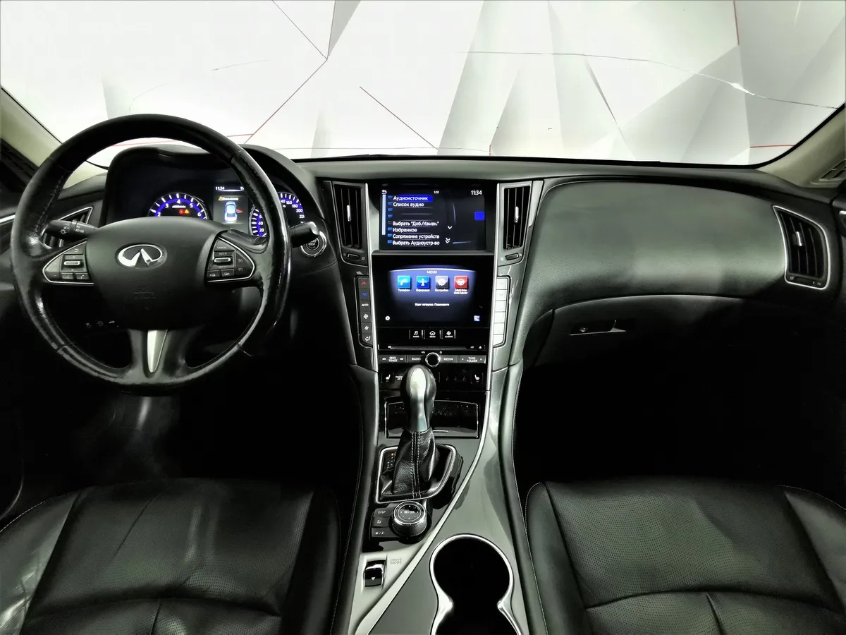 Infiniti Q50 2.0 T AT (211 л.с.) Серый в АВИЛОН. Слайд №12