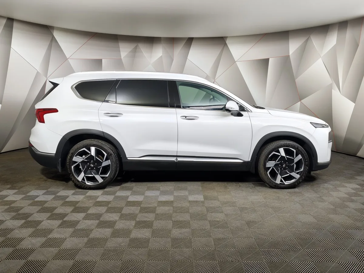 Hyundai Santa Fe 3.5 AWD 8AT (249 л.с.) High-Tech Exclusive Белый в АВИЛОН. Слайд №6