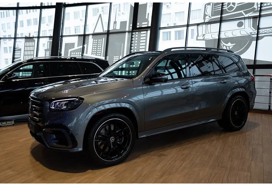 Mercedes-Benz GLS 450 d 9G-TRONIC 4Matic (367 л.с.) Серый в АВИЛОН. Слайд №3