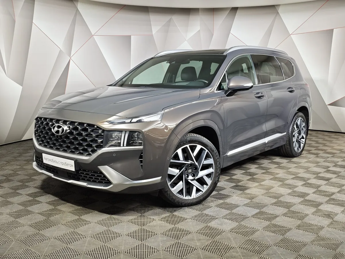 АВИЛОН - Hyundai Santa Fe 2.2 CRDi AWD 8AT (200 л.с.) Calligraphy Коричневый - slide 10190818