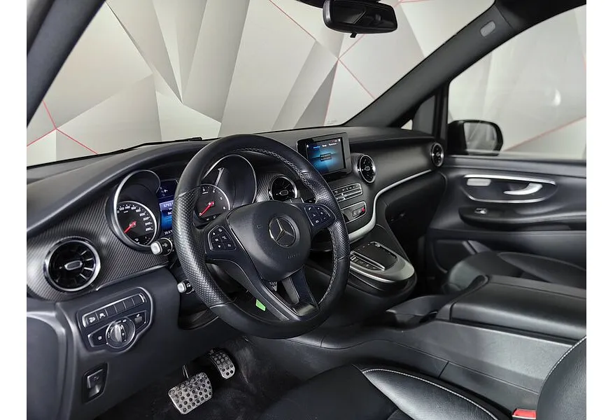 Mercedes-Benz V-Класс V 250 d 9G-Tronic L2 4MATIC (190 л.с.) AMG Line Черный в АВИЛОН. Слайд №18