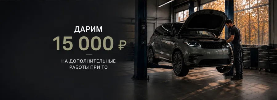 -15 000 ₽ на дополнительные работы при ТО