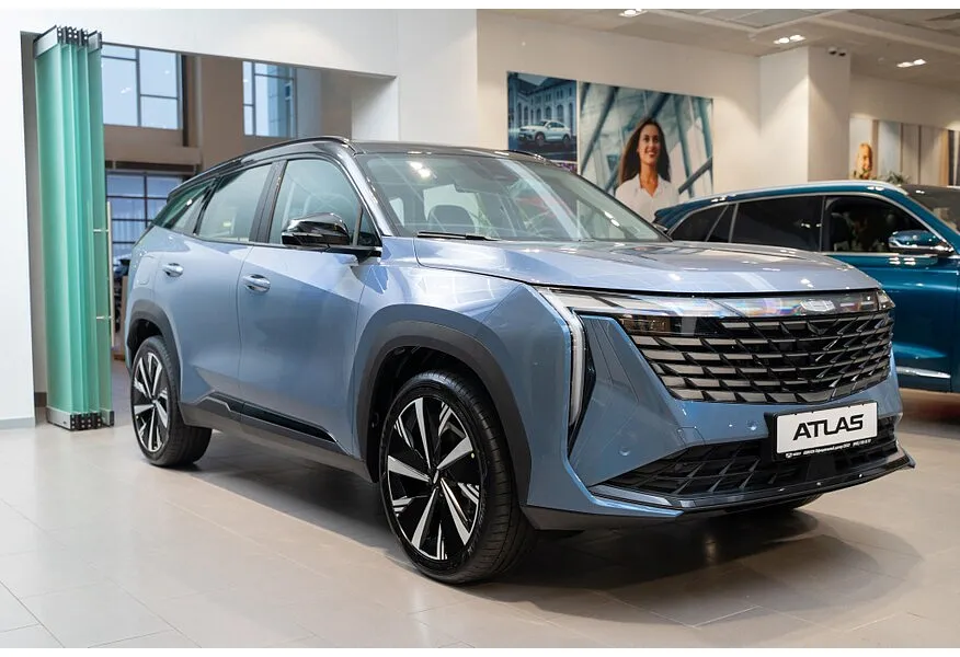 АВИЛОН - Geely Atlas 2.0T AT 4WD (200 л.с.) Flagship Голубой - slide 1