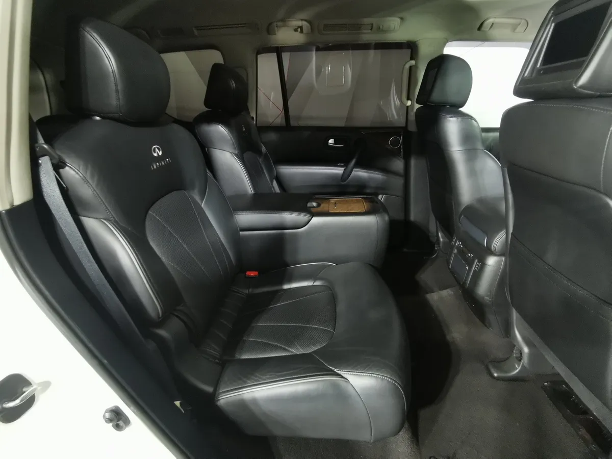 Infiniti QX80 5.6 АТ AWD (405 л.с.) Белый в АВИЛОН. Слайд №14