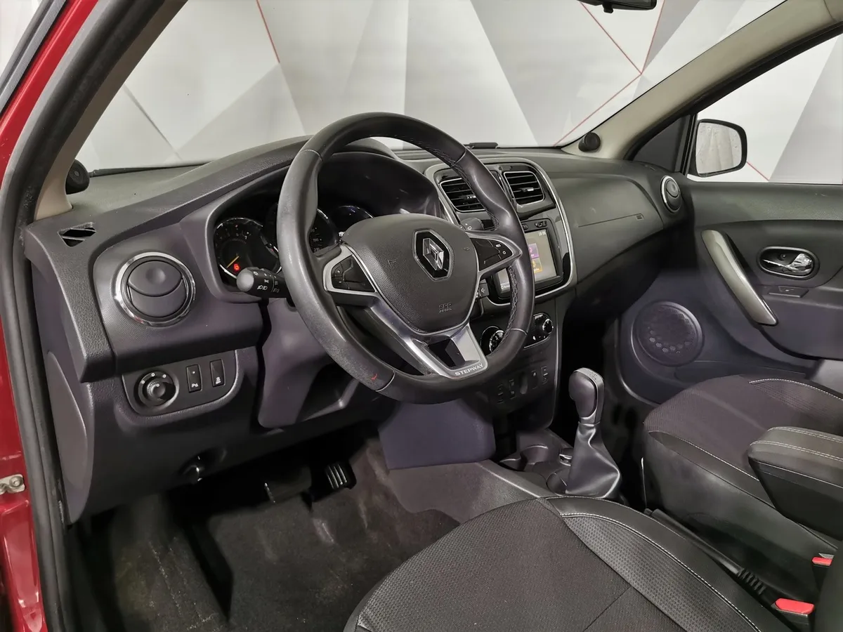Renault Sandero 1.6 CVT (113 л.с.) Stepway Life City Красный в АВИЛОН. Слайд №18